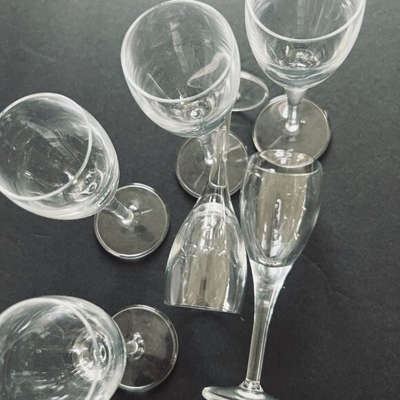 VINTAGE Set of 6 Stemmed Cordial/Aperitif Glasses EUC - Picture 4 of 6